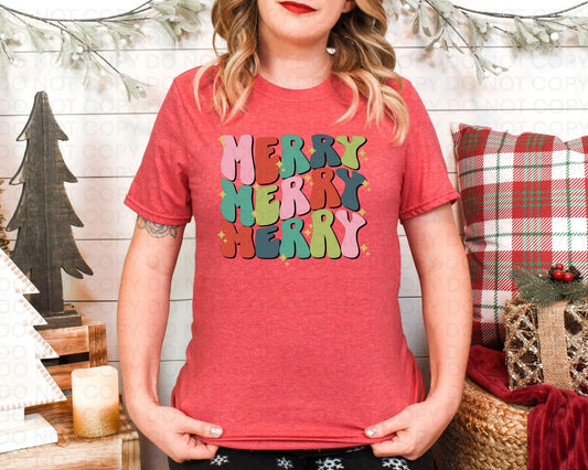 Merry Merry Merry Christmas Shirt